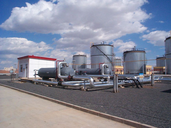 針形管換熱器應用現場