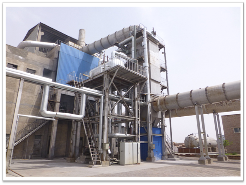 礦熱爐余熱鍋爐安裝現(xiàn)場