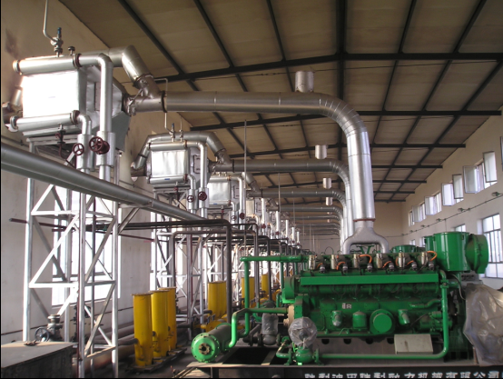 凱能發(fā)電機(jī)組余熱鍋爐安裝現(xiàn)場 凱能發(fā)電機(jī)組余熱鍋爐安裝現(xiàn)場