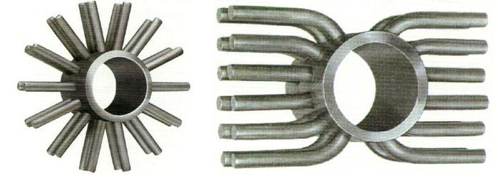 針形管強化換熱元件