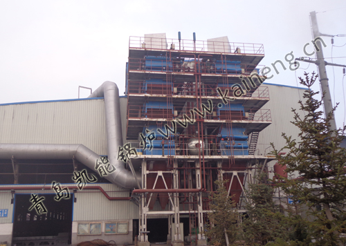 凱能礦熱爐余熱鍋爐現場