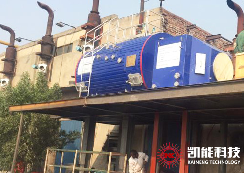 發電機組余熱鍋爐項目現場