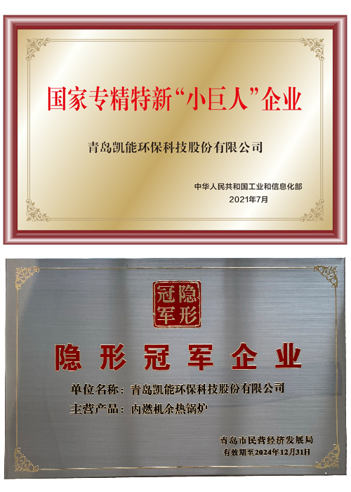 凱能榮獲專精特新“小巨人”企業(yè)和隱形冠軍企業(yè) 凱能榮獲專精特新“小巨人”企業(yè)和隱形冠軍企業(yè)