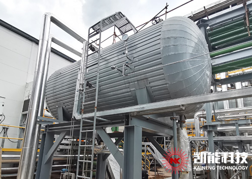 余熱鍋爐鍋筒安裝項目現場 余熱鍋爐鍋筒安裝項目現場