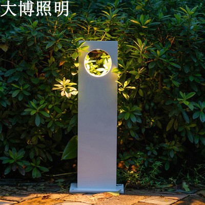 LED草坪燈7W現(xiàn)代特色方形圓心款簡約小區(qū)草坪亮化鋁制廠家批發(fā)
