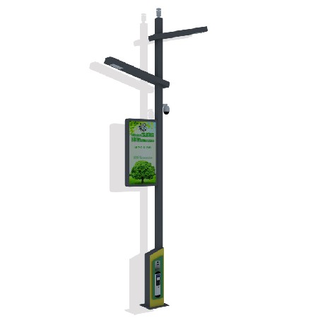 LED智慧路燈 定制小區(qū)廣場(chǎng)公園充電樁WIFI監(jiān)控廣告一體化智能路燈
