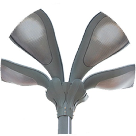 庭院燈特色五葉花瓣造型裝飾藝術(shù)鋁制戶外LED小區(qū)廣場景觀燈廠家