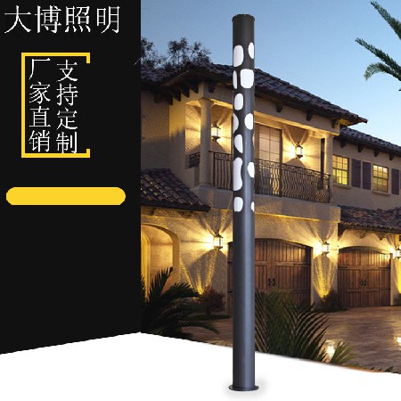 簡約歐式圓柱庭院燈小區(qū)廣場(chǎng)商業(yè)街特色高光效景觀燈柱廠家批發(fā)