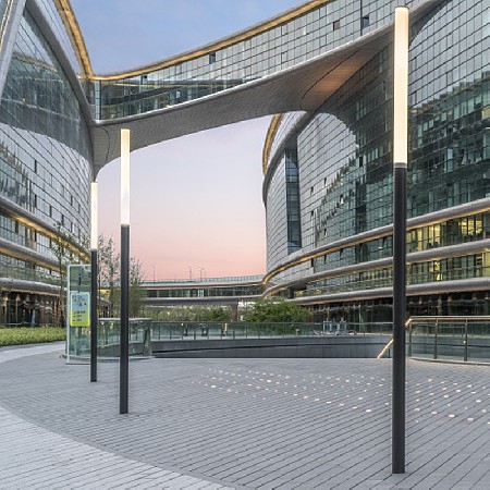 簡約歐式圓柱庭院燈小區(qū)廣場(chǎng)商業(yè)街特色高光效景觀燈柱廠家批發(fā)