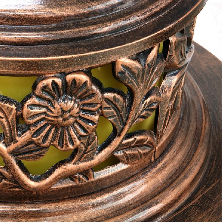 歐式柱頭燈現(xiàn)貨特色鋁制花園別墅小區(qū)門(mén)柱圍墻LED柱頭燈廠家批發(fā)